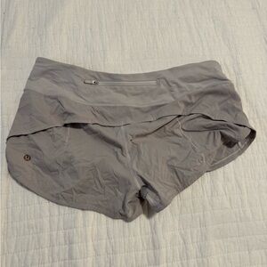lululemon athletica Soft Gray Athletic Shorts